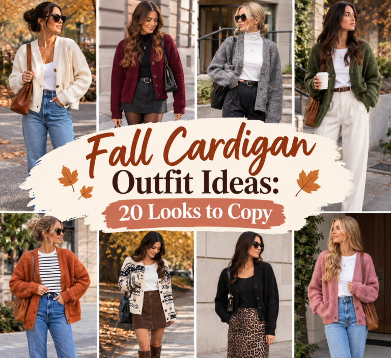 Fall Cardigan Outfit Ideas: 20 Looks to Copy