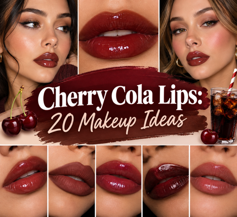 Cherry Cola Lips: 20 Makeup Ideas