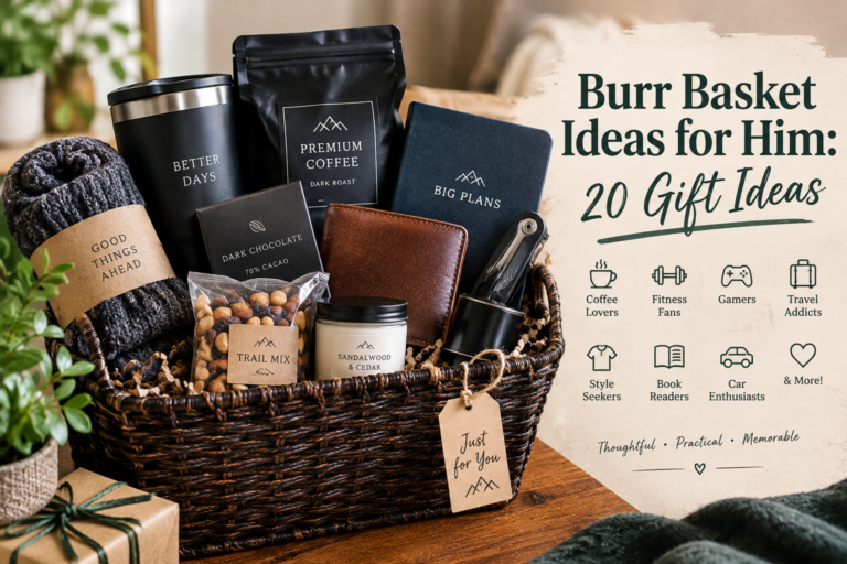 Burr Basket Ideas for Him: 20 Gift Ideas